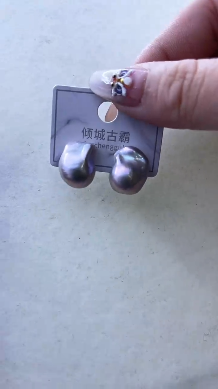 【闪购商品】淡水珍珠耳饰银S925镶嵌406