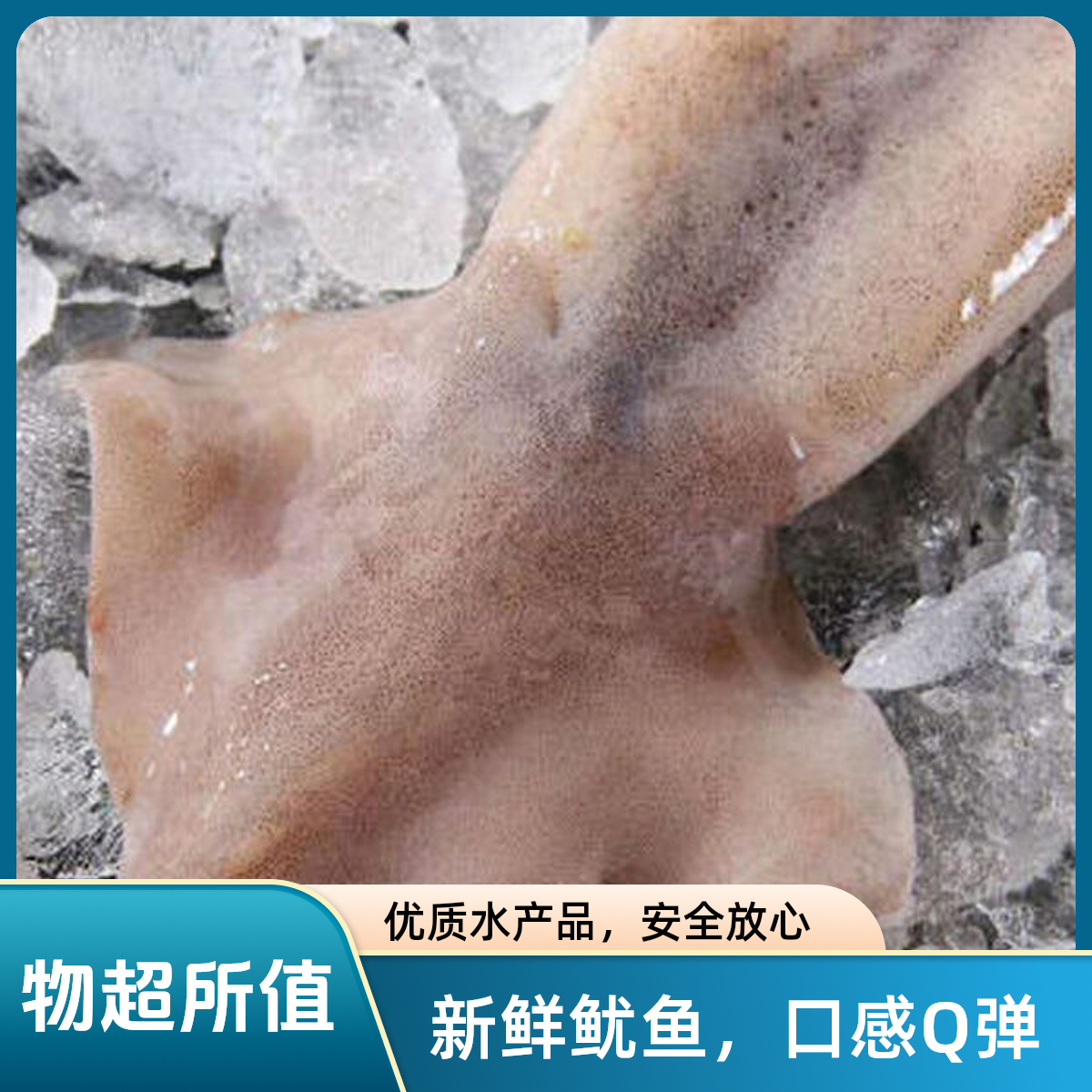 【小林优选】冰鱿鱼1kg海鲜高品质食用