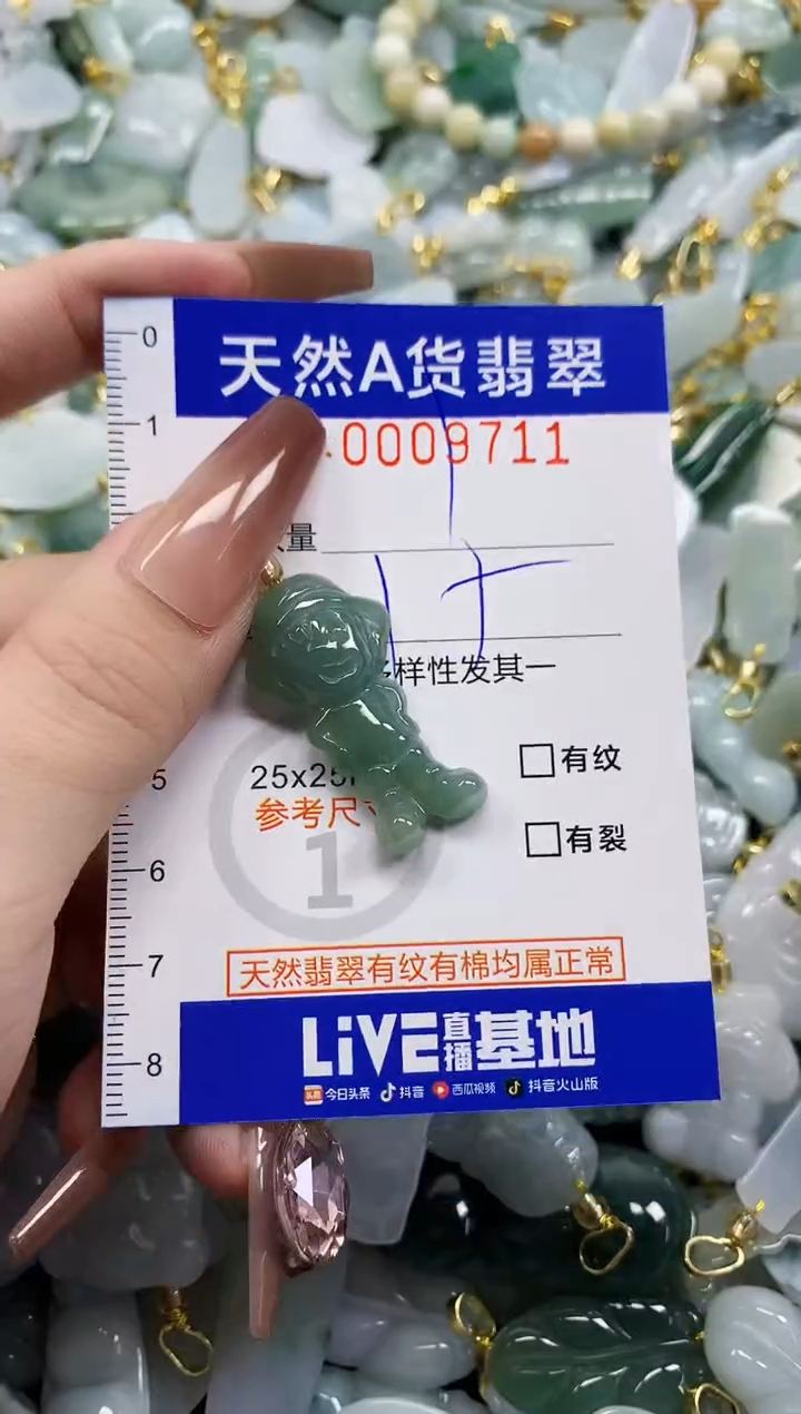 颈饰未镶嵌翡翠天然A货翡翠