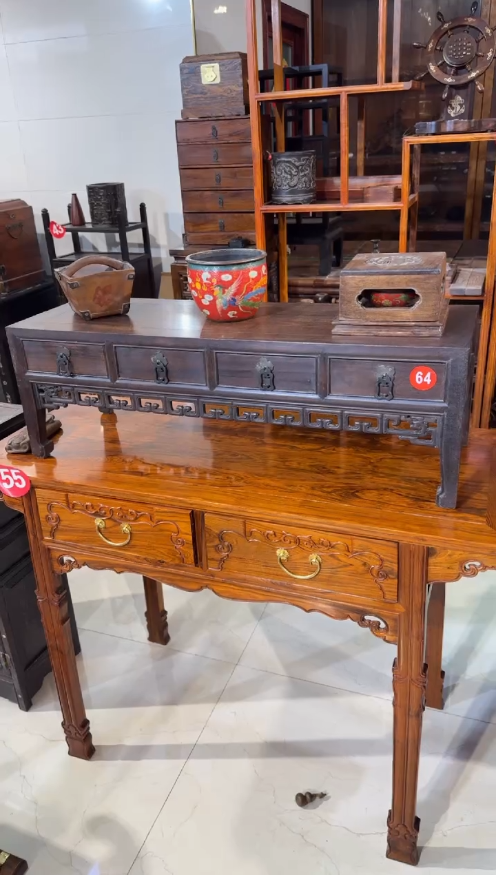 木undefined紫檀四抽屉地桌2800.888888