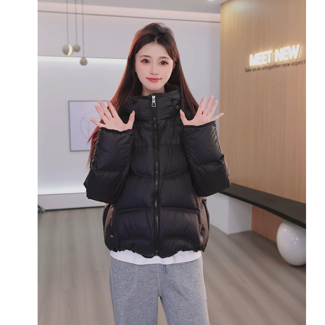 【升级泡芙】2025款秋冬季女款泡芙系列休闲百搭小个子羽绒服
