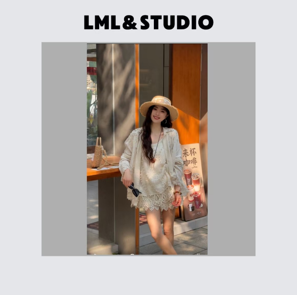 温柔风重工提花衬衫女长袖蕾丝拼接早春新款气质镂空上衣L668