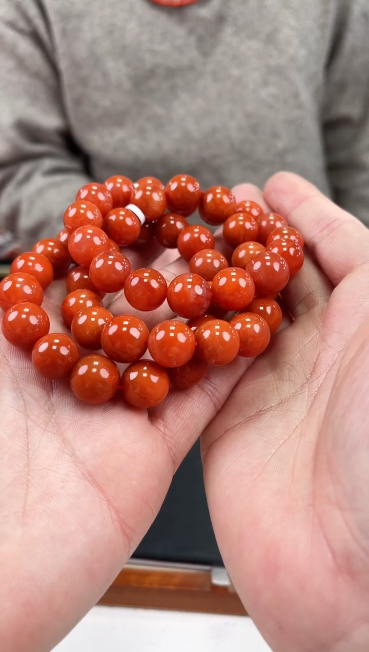 【闪购商品】南红玛瑙瓦西手串13+未镶嵌（多样式发其一）