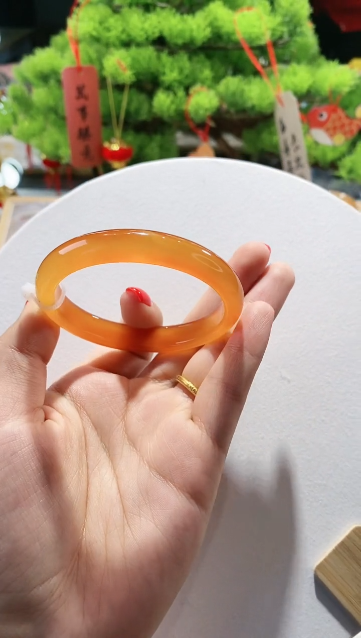 【闪购商品】玛瑙/玉髓手镯未镶嵌184-54.3