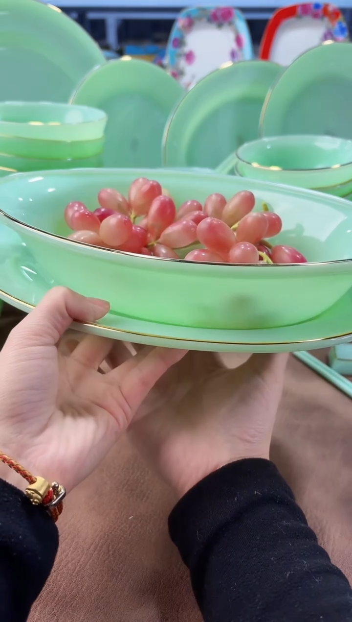 玉瓷  鱼盘2个景德镇陶瓷