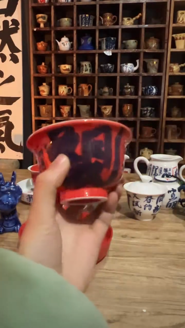 【闪购商品】观云听雨原创手绘茶具