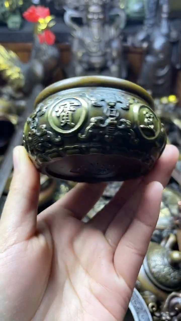 闪购链接，点击下单，有运费险，铜摆件