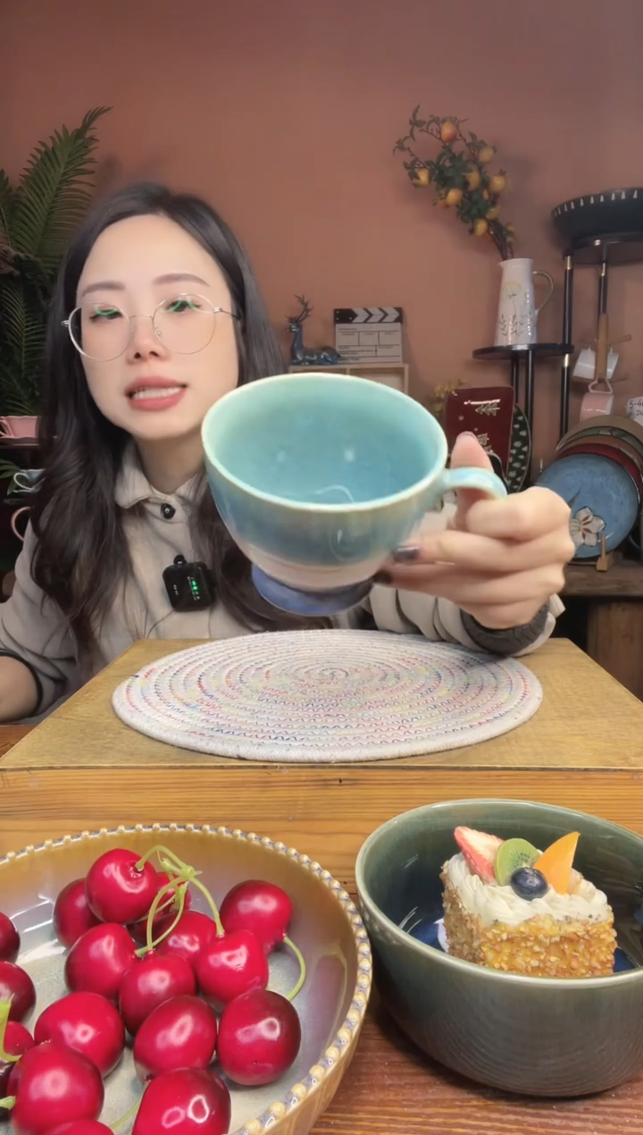 陶瓷450毫升水杯 微瑕疵