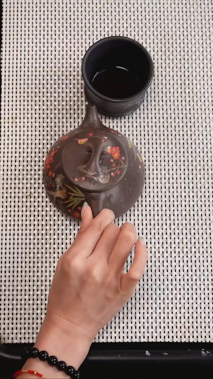 茶壶紫砂SJK31景舟石瓢鲨皮青270CC