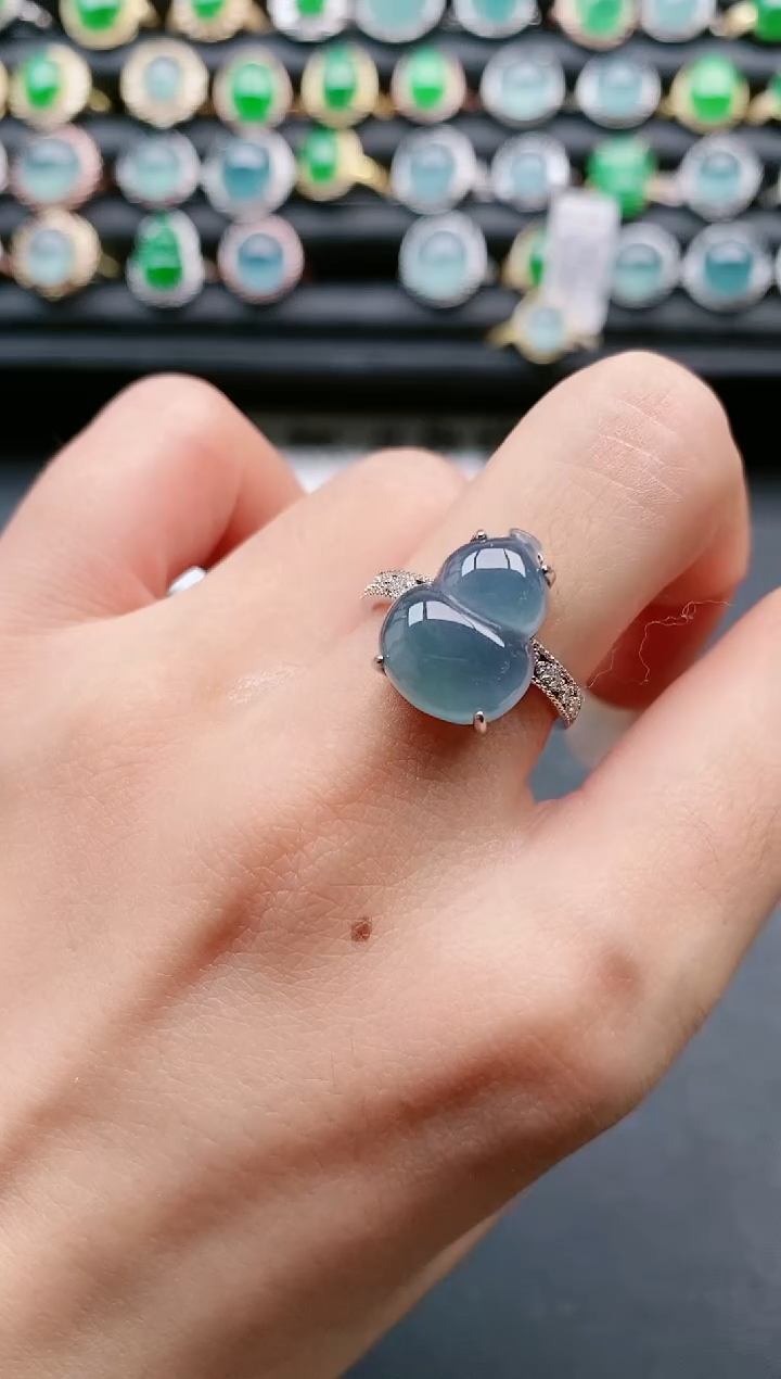 【闪购商品】翡翠戒指银S925镶嵌11111111