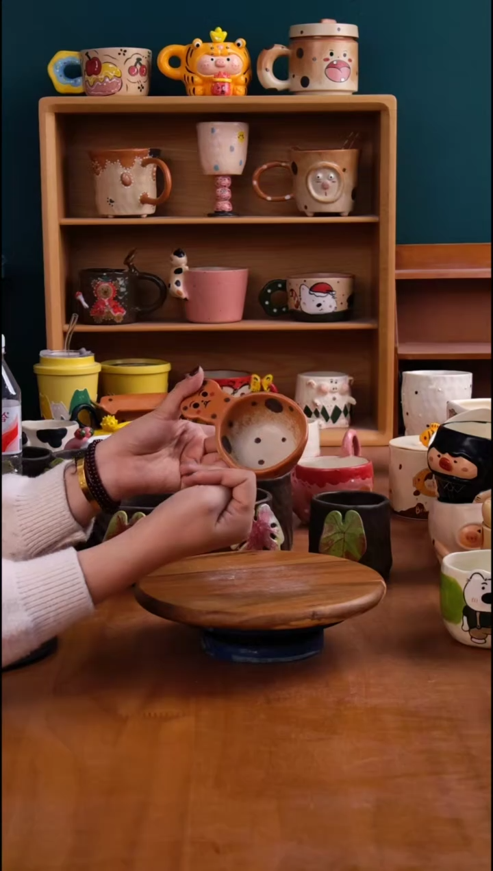 摆件陶景德镇原创手工陶瓷微瑕