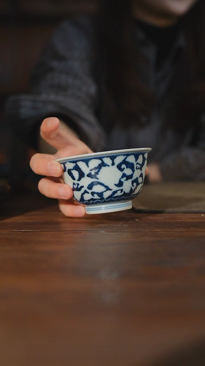 【闪购商品】杯成蕴窑  暗刻品杯