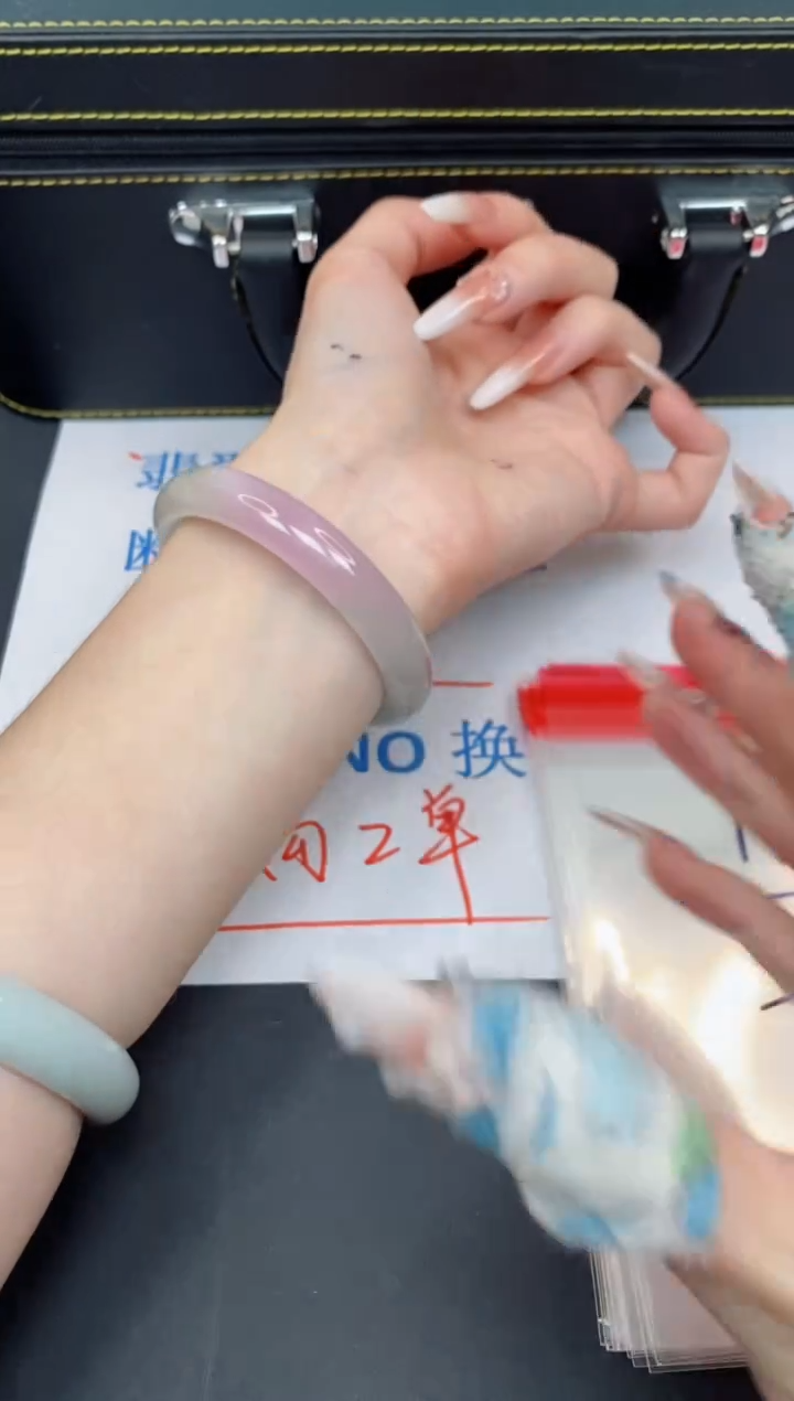 未镶嵌手镯翡翠有瑕疵NO退换-113