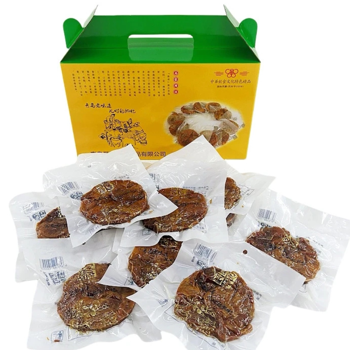 青岛马家脂渣是青岛特产网红零食下酒菜肉焦香脆马家脂渣工厂直销