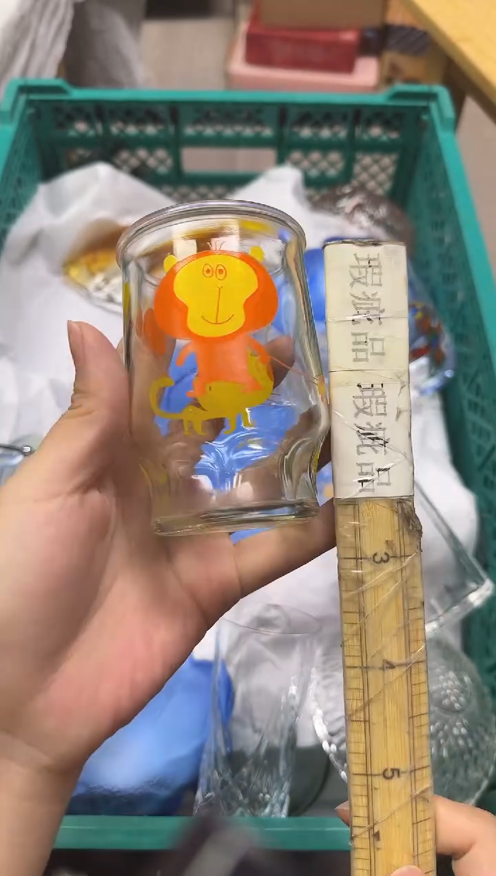 手工艺品玻璃金**猫839