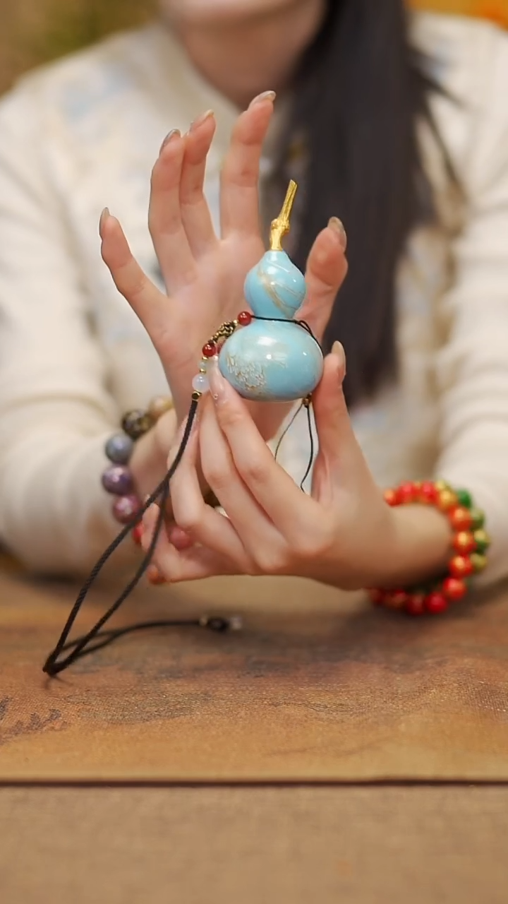 【闪购商品】549宴禾堂大漆脖挂葫芦68