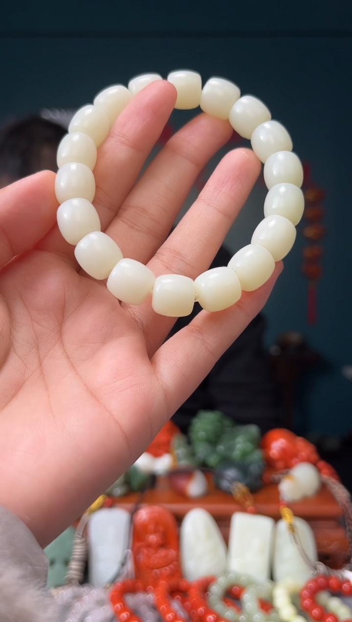 【闪购商品】和田玉颈饰未镶嵌手串12