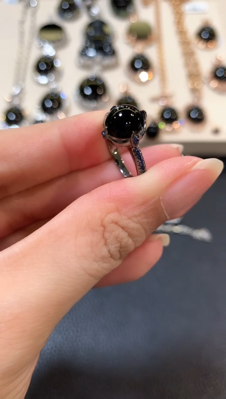 翡翠戒指18K金镶嵌m11  多样性一件发货