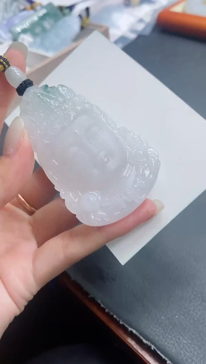 颈饰未镶嵌翡翠缅甸天然翡翠