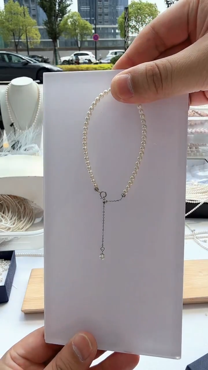 淡水珍珠手串未镶嵌3-4mm