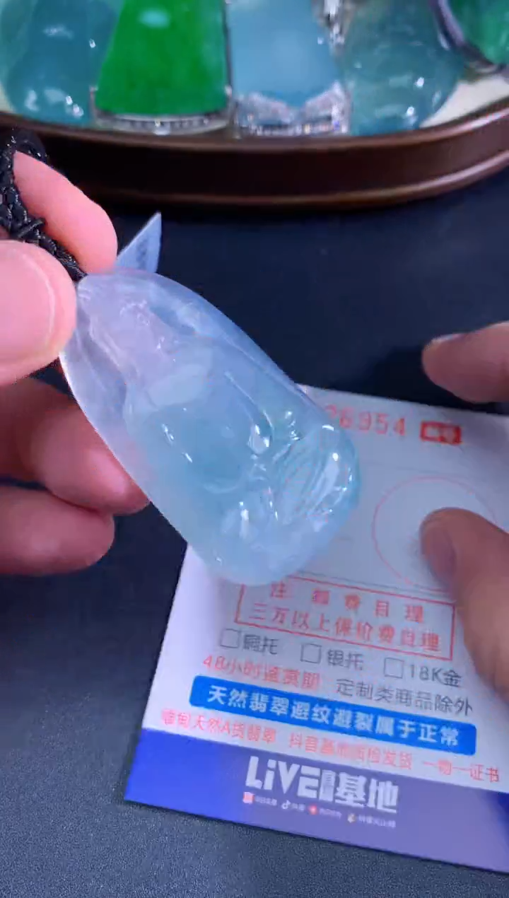 颈饰未镶嵌翡翠天然A货翡翠