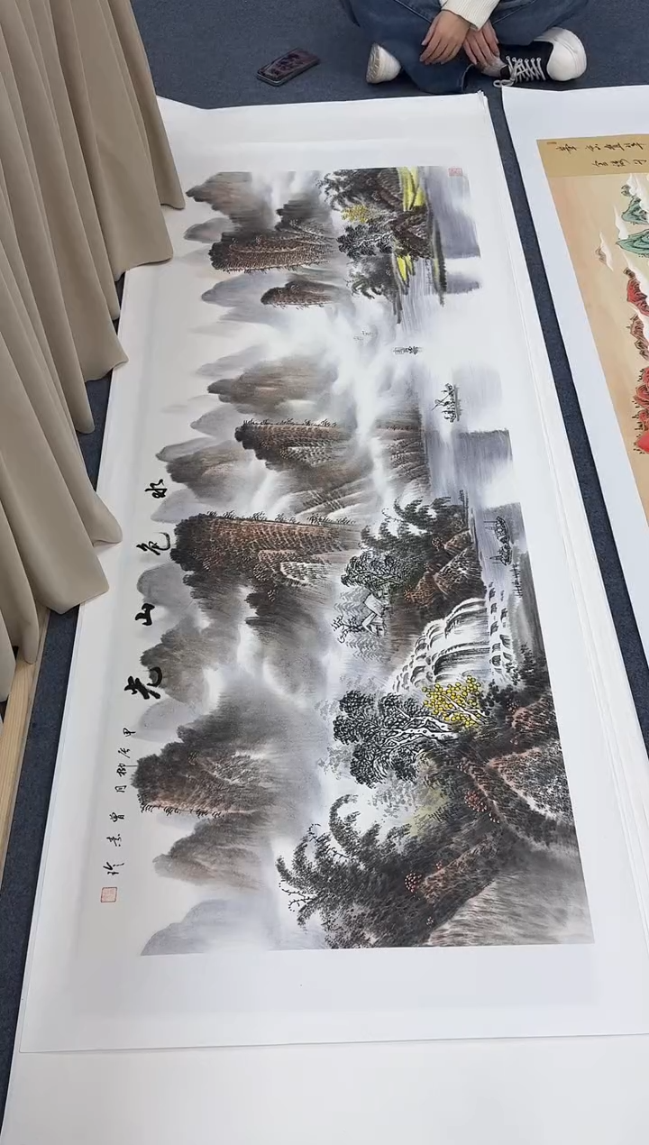 国画同类型随机水色