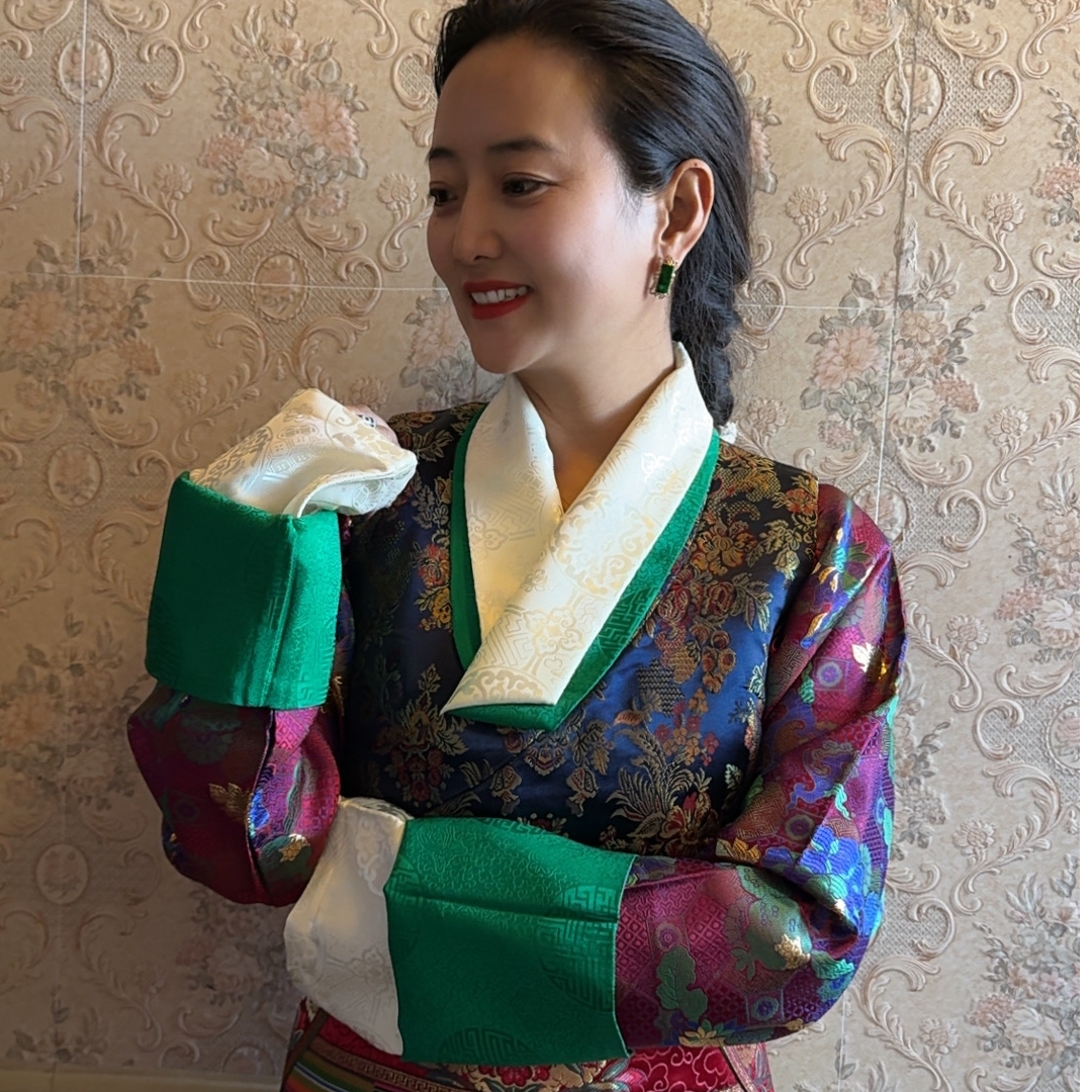 史镜藏式传统复古精品缎面藏服四季款藏服