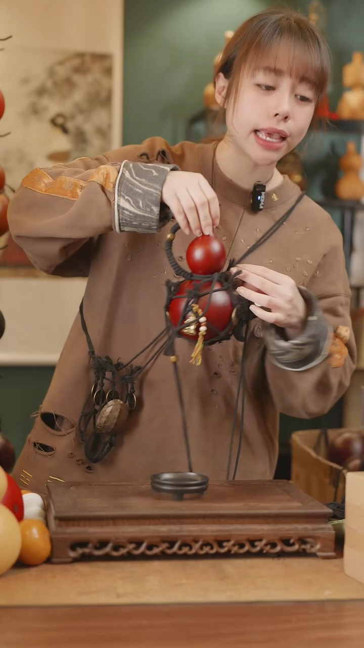 【闪购商品】162号精品天然大漆工艺防渗内胆酒葫芦~