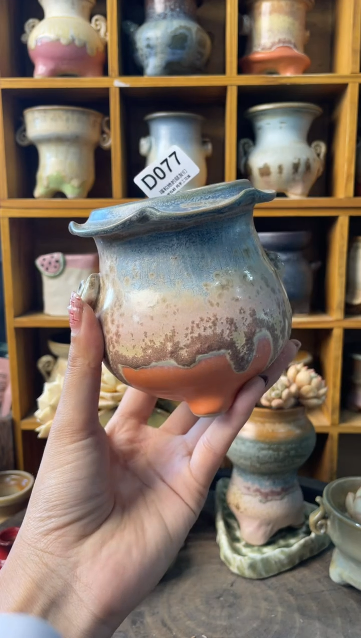 077内口6【多肉花盆多肉盆】