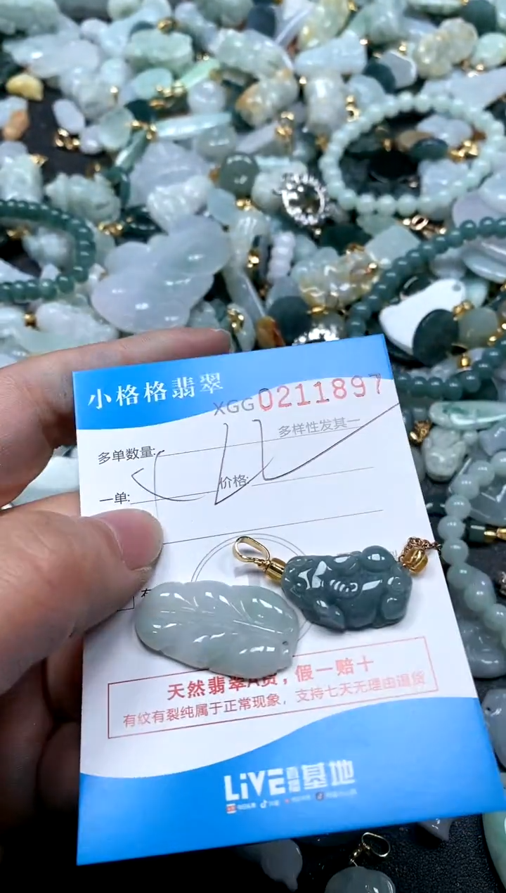 【闪购商品】翡翠颈饰未镶嵌闪购商品0211897