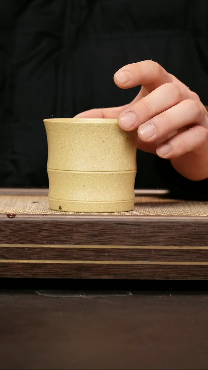 茶壶紫砂本绿 大竹节杯