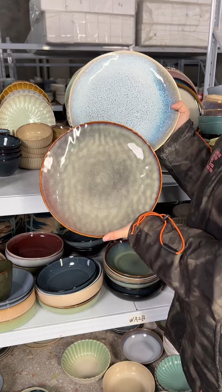 陶瓷外贸尾货瑕疵满20包邮X2大盘