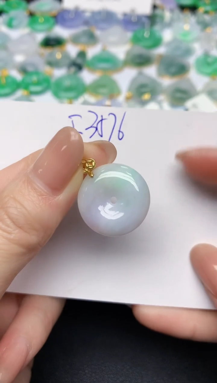 颈饰未镶嵌翡翠天然缅甸A货翡翠百元以上9元证书费自理