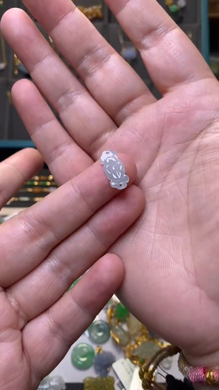 颈饰未镶嵌翡翠净货34471