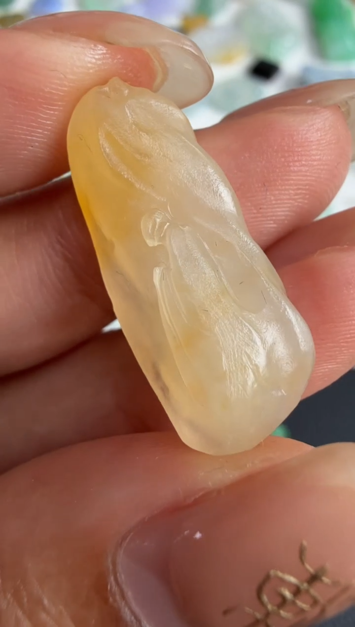 未镶嵌定制翡翠25.9*9.9*5.5/500+50