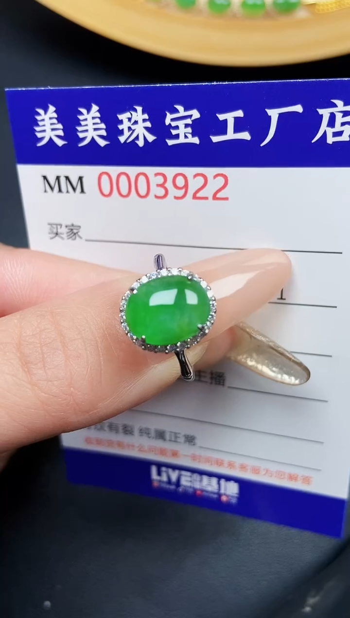 【闪购商品】翡翠颈饰银S925镶嵌3922