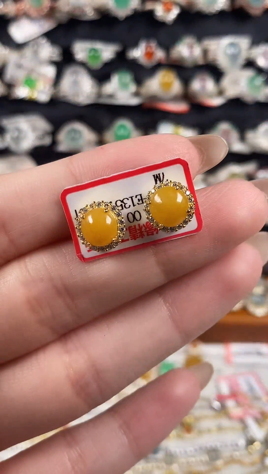 银S925镶嵌戒指翡翠天然A货翡翠31