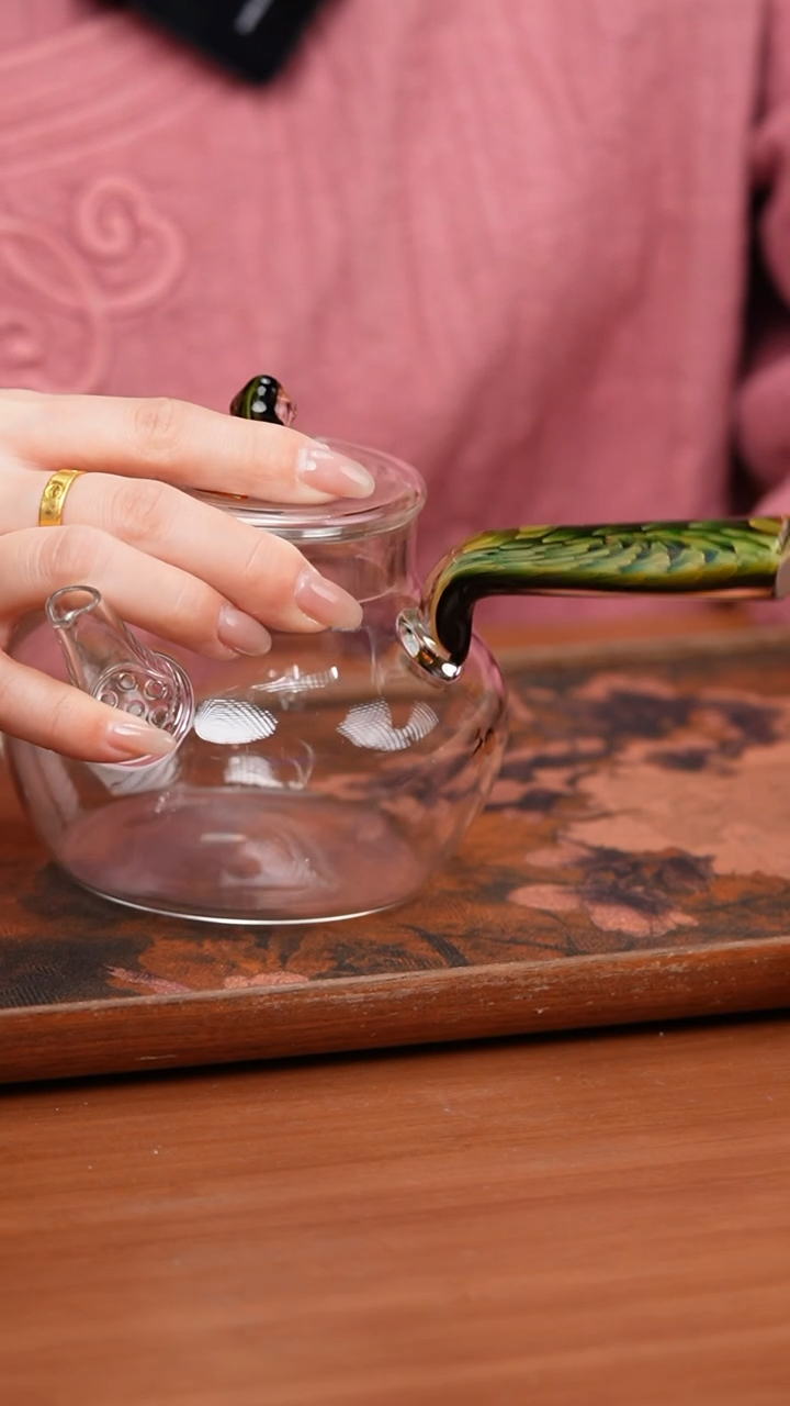 【闪购商品】禾器/云锦壶/凤尾青绿