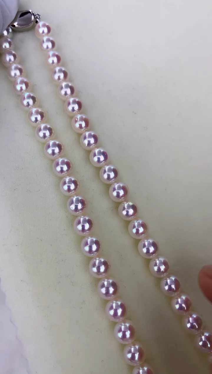 未镶嵌海水珍珠DA 串链 GD019 6-7