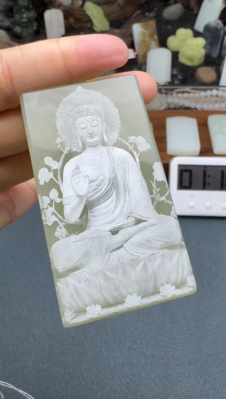 【闪购商品】和田玉颈饰未镶嵌开心