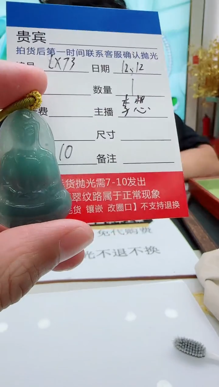 颈饰未镶嵌翡翠LX73翡翠吊坠-多样性发其一