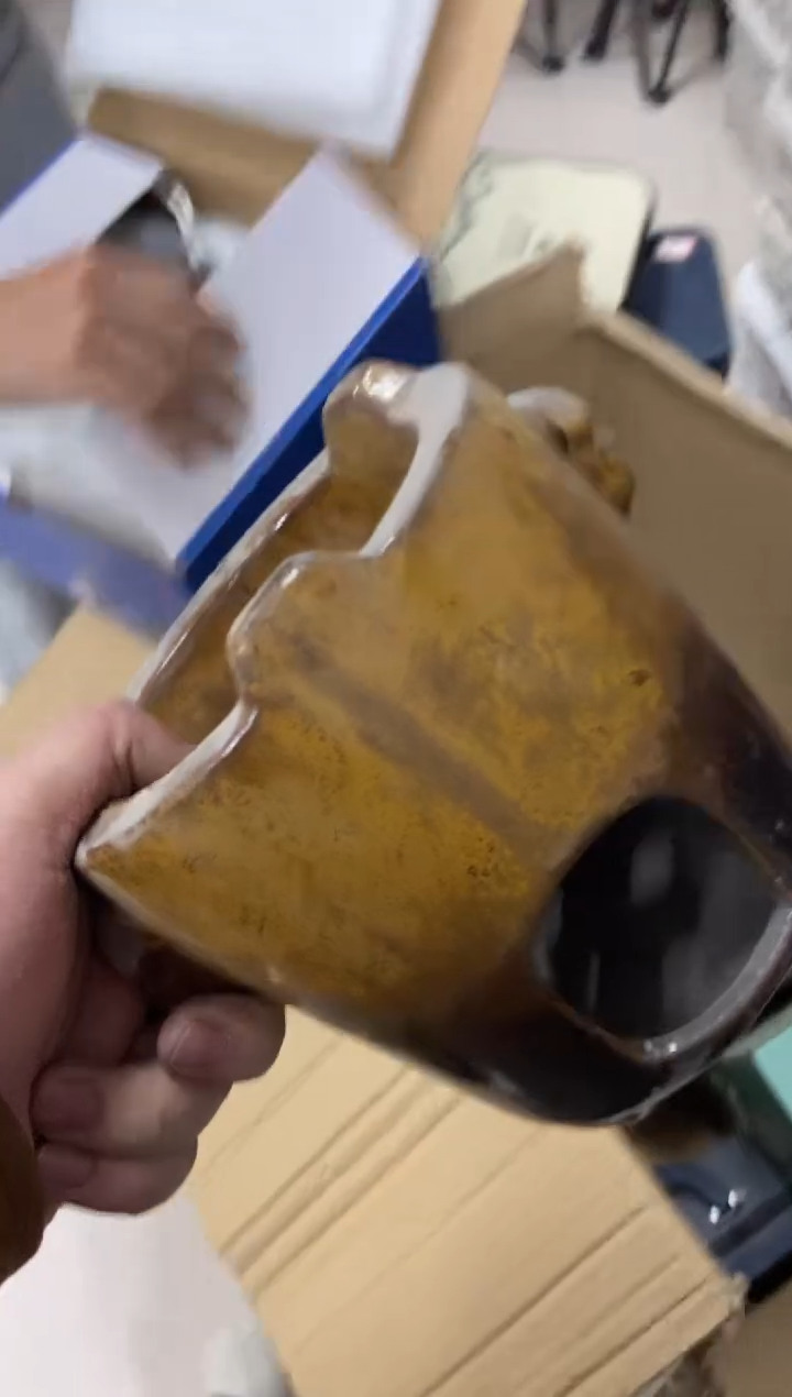 杯子瓷无运费险不带礼盒略有瑕疵有点脏介意勿拍