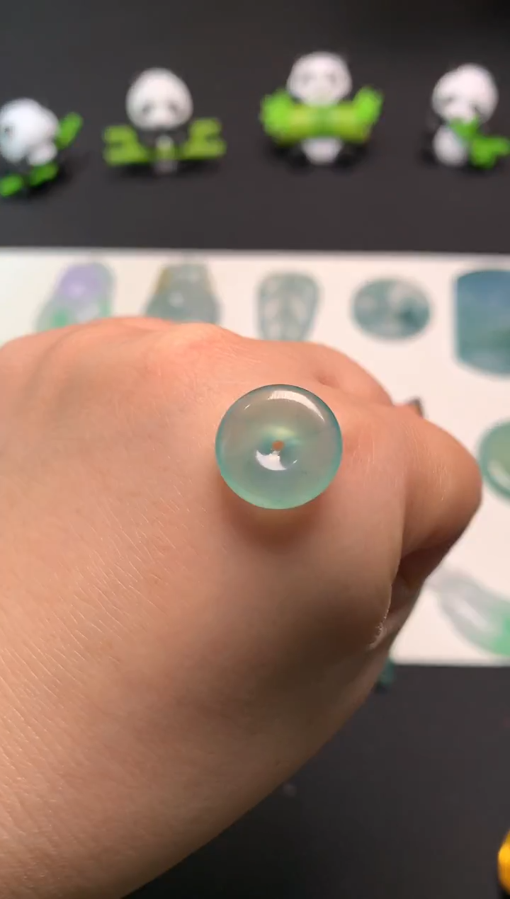 未镶嵌定制翡翠尺寸14*3.7