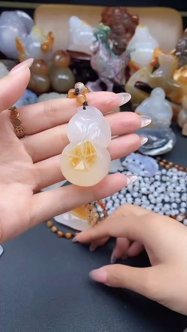 【闪购商品】玛瑙/玉髓颈饰未镶嵌dd