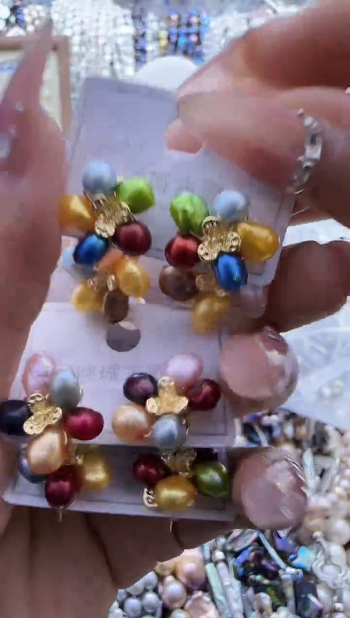 【闪购商品】淡水珍珠耳饰银S925镶嵌57多样性发货  发其一