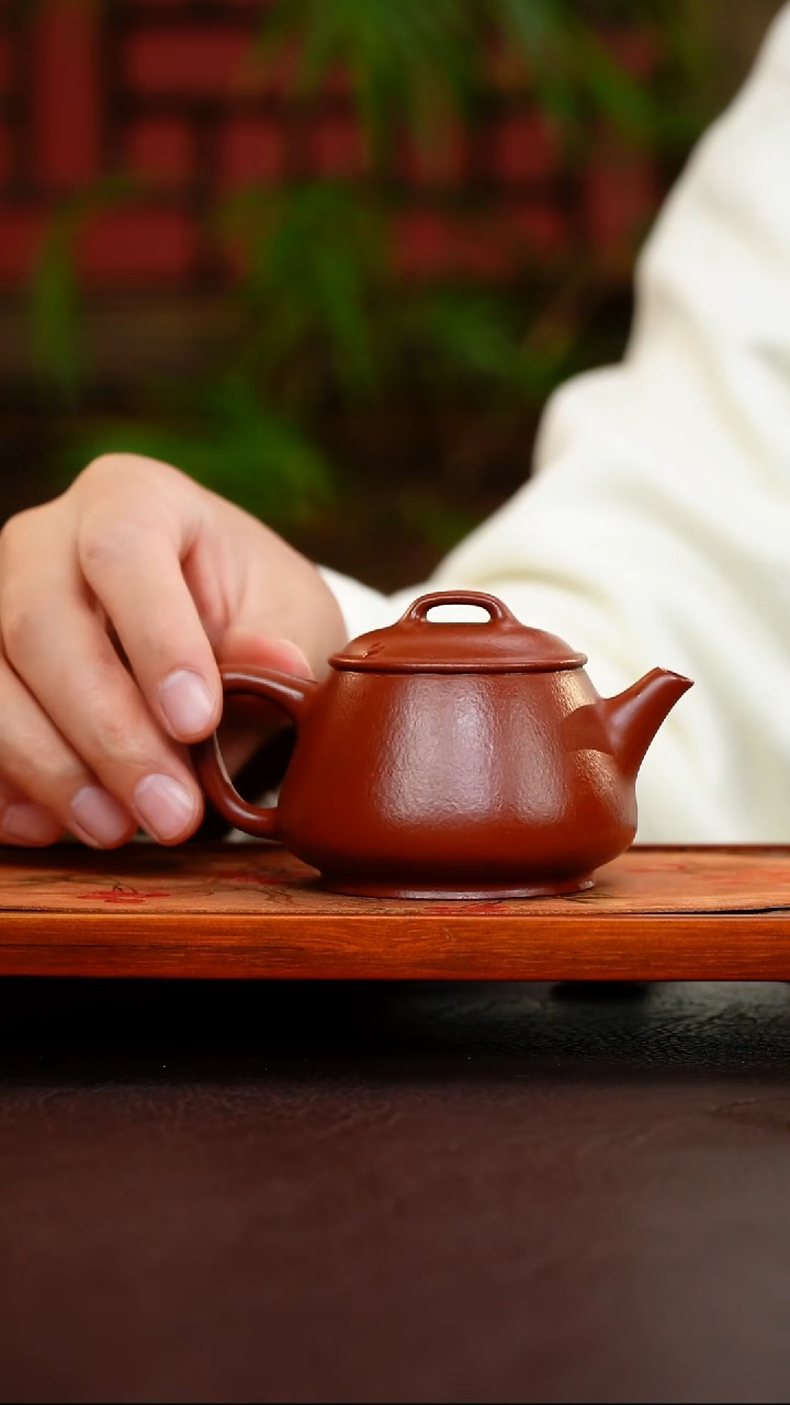茶壶紫砂大红袍小瓢饮一壶一杯