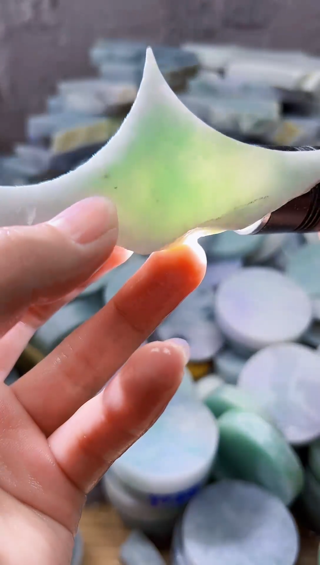裸石翡翠天然翡翠A货余 南 549