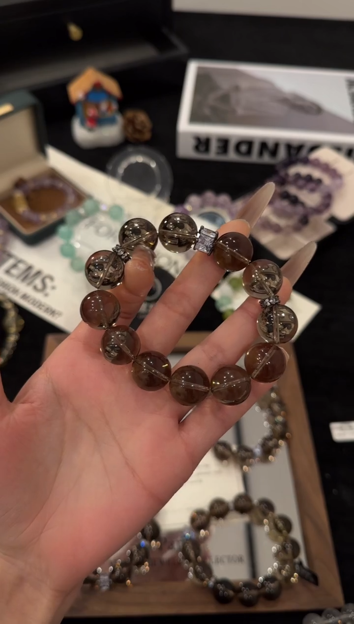 合金手链水晶茶水晶x3546