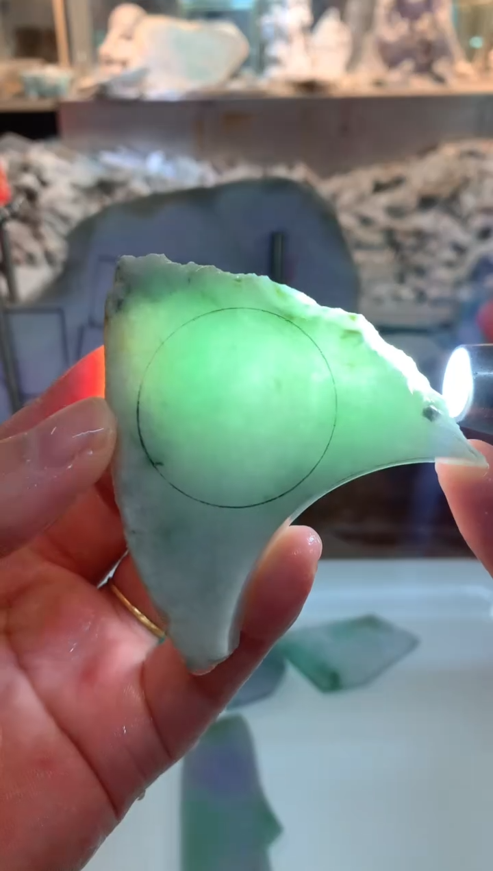 未镶嵌挂件翡翠0朱0翡翠珠宝654