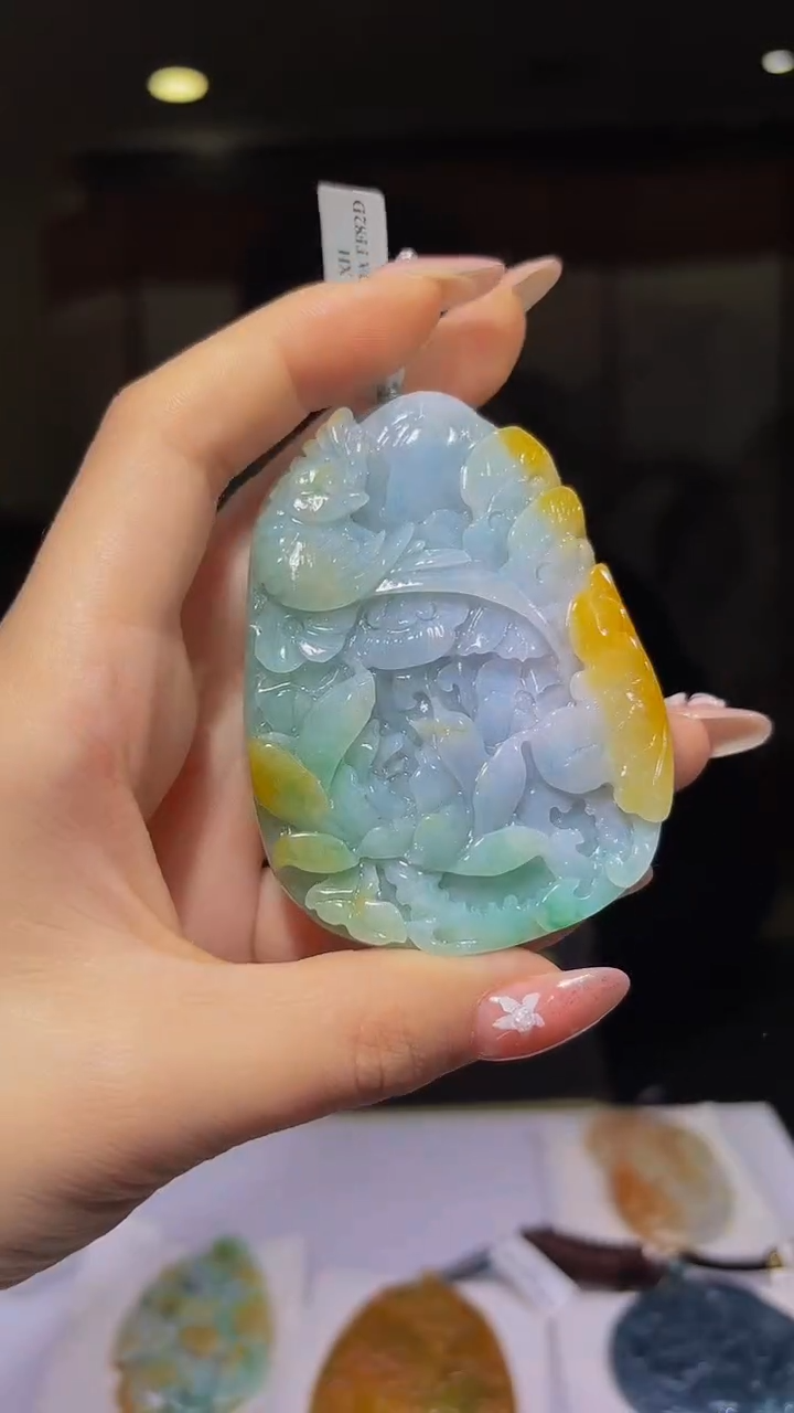 未镶嵌定制翡翠05/12/23/YY/花鸟